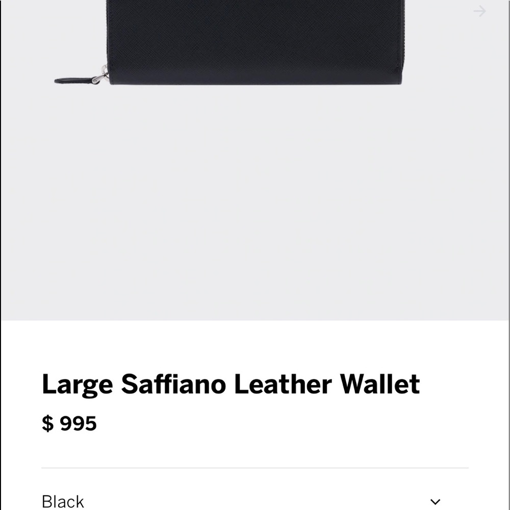 EUC Prada wallet with box - Picture 12 of 16